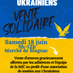 Vente solidaire Solidarité Ukrainiens