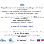 Inauguration_fablart_14octobre_MJC_des_arts_de_blagnac