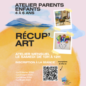Atelier Récup'Art (duo parents enfants)