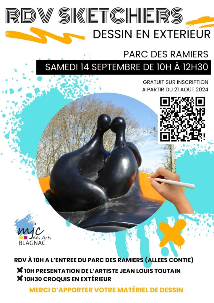 RDV Sketchers/Dessin en extérieur au Parc des Ramiers