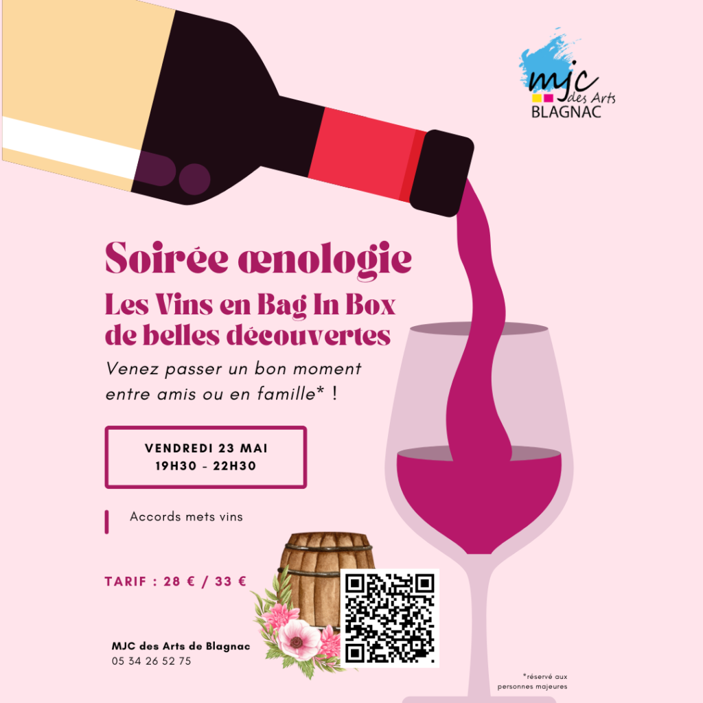 Soirée Oenologie - Les Vins en Bag In Box