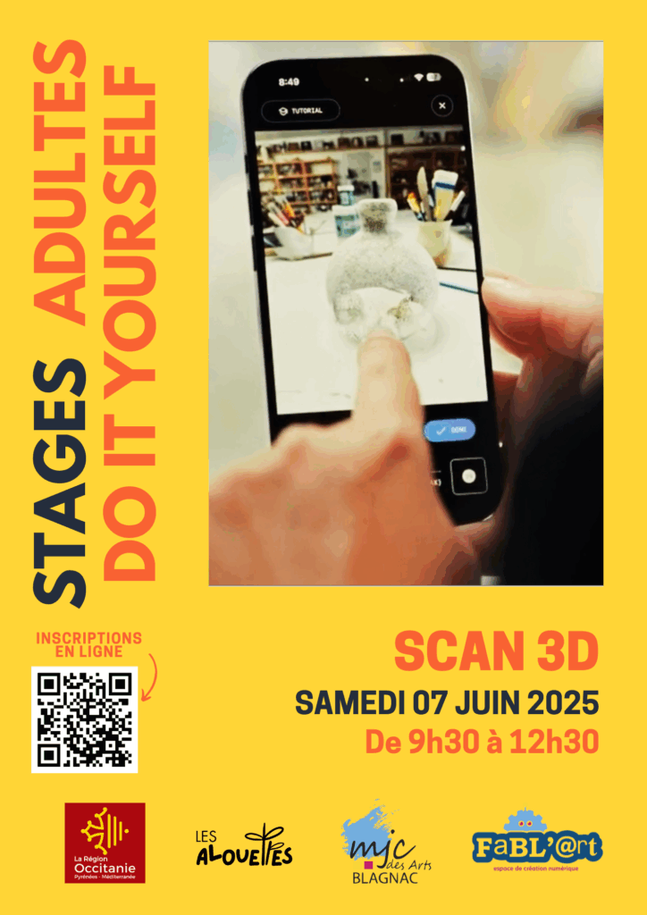 Stage Fablab DIY - Scan 3D