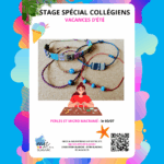 Stage Bracelet en Perles et Micro Macramé
