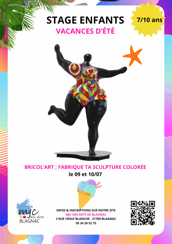 Stage Bricol'art Fabrique ta Sculpture Colorée