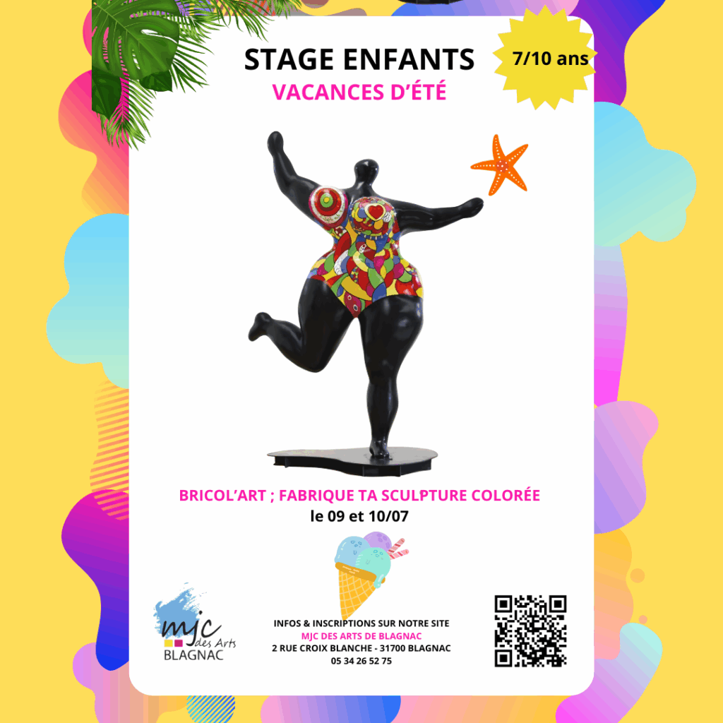 Stage Bricol'art Fabrique ta Sculpture Colorée