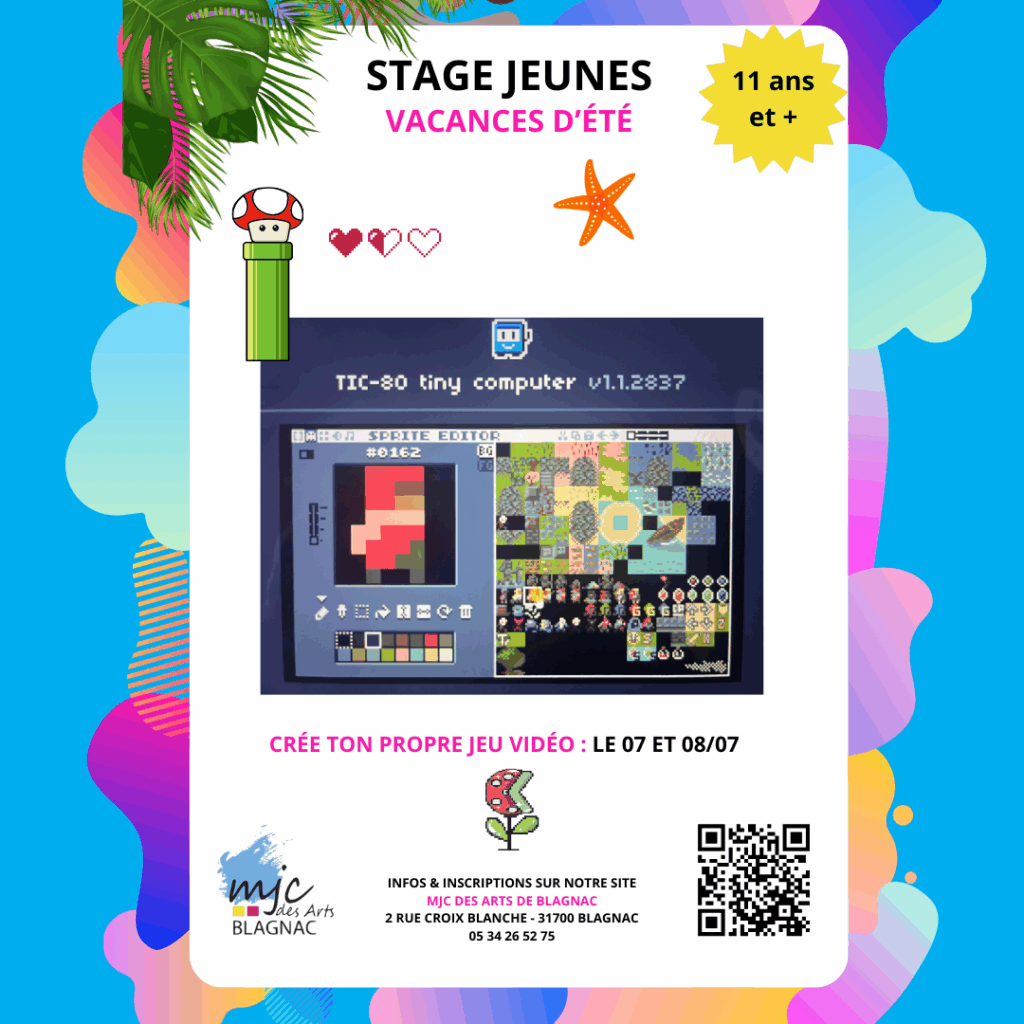 Stage Création d'un jeu Vidéo en 2D