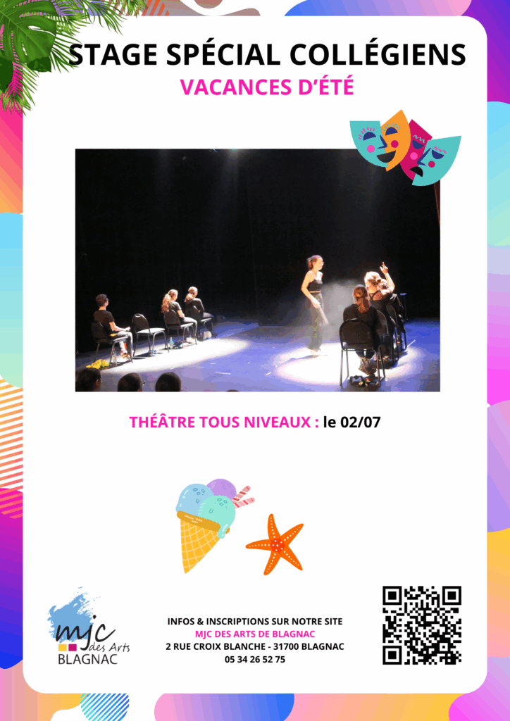 Stage Théâtre Tous Niveaux