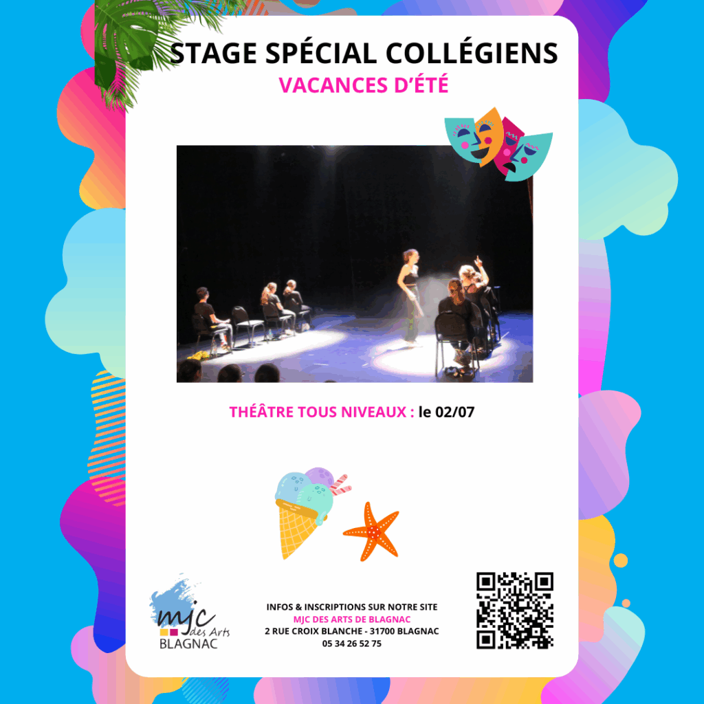 Stage Théâtre Tous Niveaux