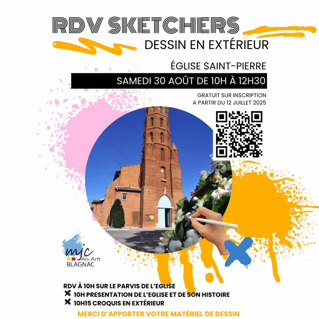RDV Sketchers à l'Eglise St Pierre de Blagnac