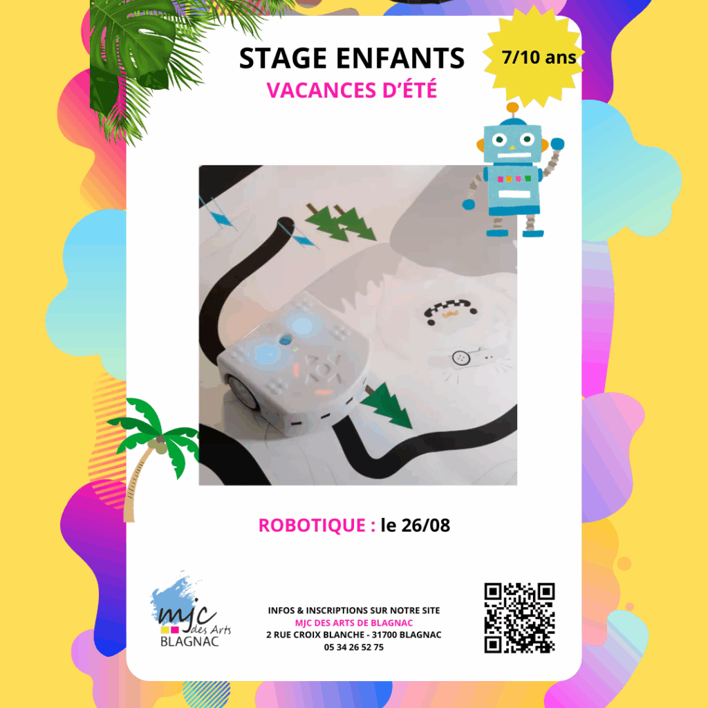 Stage Vacances d'Eté Robotique