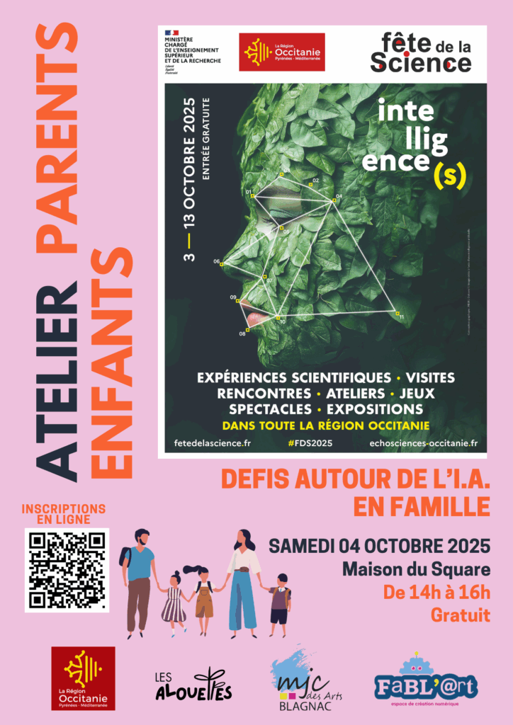 Atelier Science Parent-Enfant : Défis Autour de l'Intelligence Artificielle