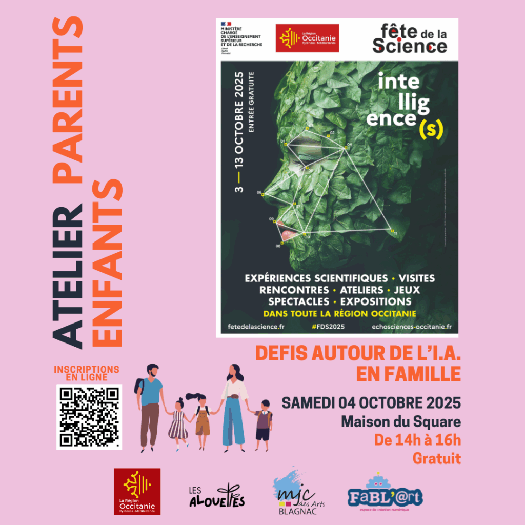 Atelier Science Parents-Enfants : Défis Autour de l'I.A.