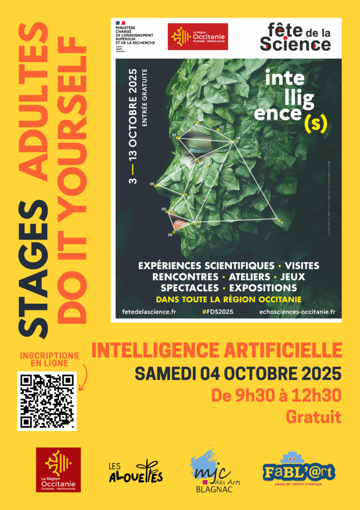 Stage Fablab DIY - Intelligence Artificielle 