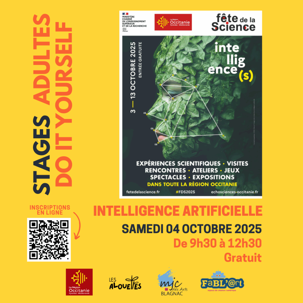 Stage Fablab DIY - Intelligence Artificielle