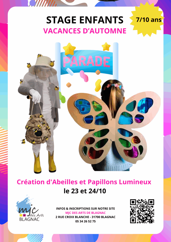 Stage Vacances d'Automne : Création d'Abeilles et Papillons Lumineux