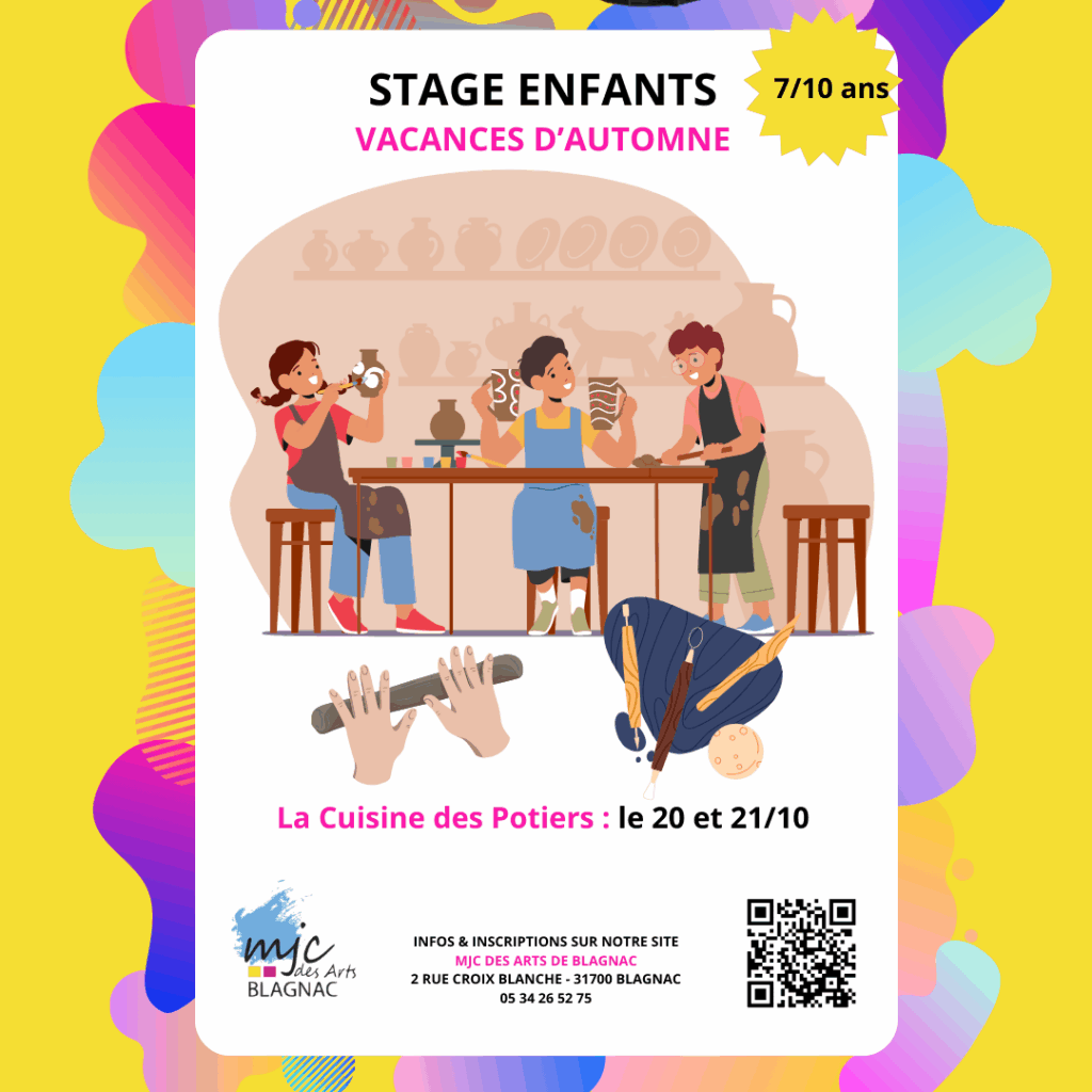 Stages Vacances d'Automne - La Cuisine des Potiers