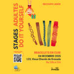 Stage Fablab DIY - Création de Bracelets en Cuir