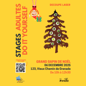 Stage Fablab DIY - Fabrique Ton Grand Sapin de Noël en Bois