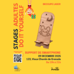 Stage Fablab DIY - Fabrique ton Support de Smartphone en Bois