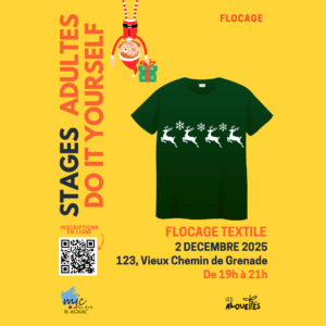 Stage Fablab DIY - Flocage sur Textile Personnalisé