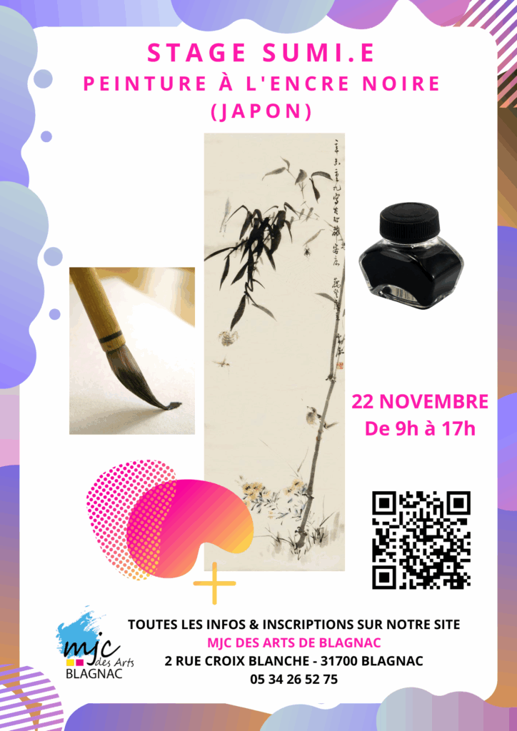 Stage Sumi.e - Peinture à l'Encre Noire