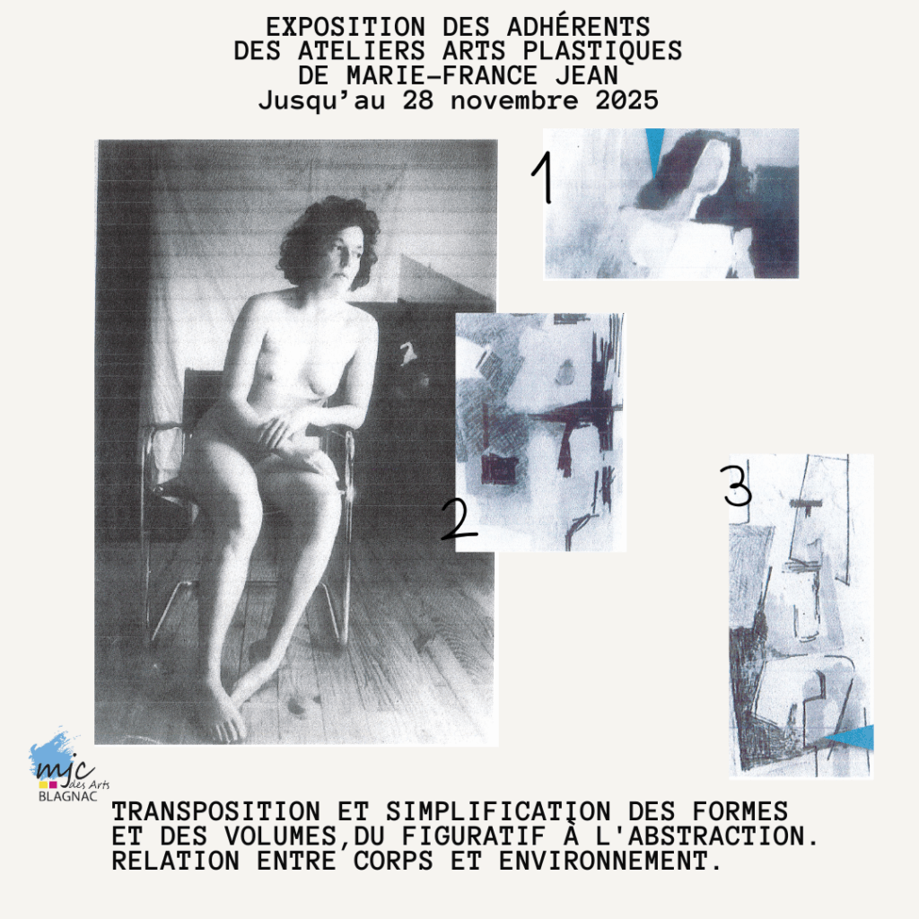 Exposition des ateliers arts plastiques de marie france jean (recto)