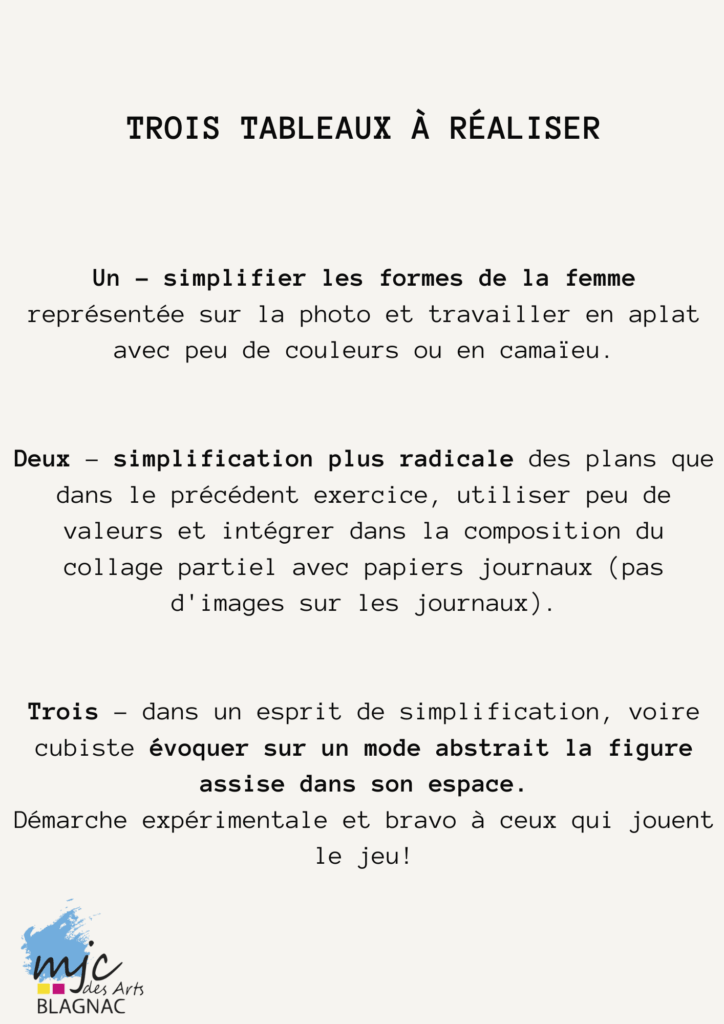 Exposition des ateliers arts plastiques de marie france jean 