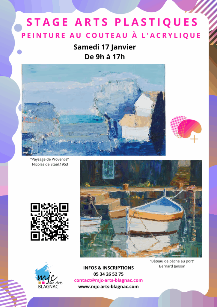 Stage Arts Plastiques - Peinture au Couteau à l'Acrylique