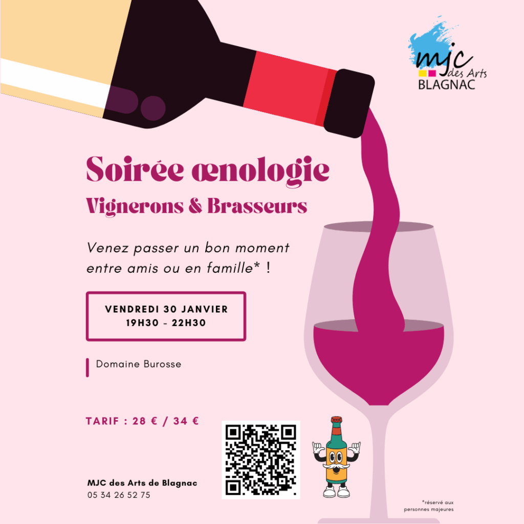 Soirée Oenologie - Vignerons et Brasseurs