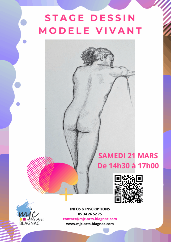 Stage Dessin Modèle Vivant (Mars 2026)