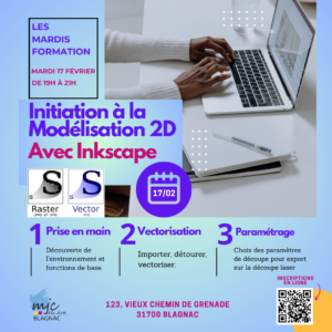 Les Mardis Formation - Initiation à la Modélisation 2D avec Inkscape