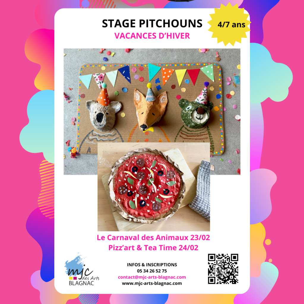 Stage Pitchouns Art (4-7 ans)