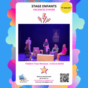 Stage Théâtre Tous Niveaux