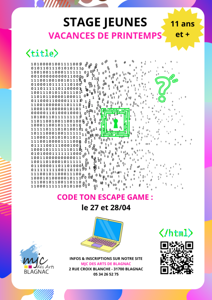 Stage Code Ton Escape Game