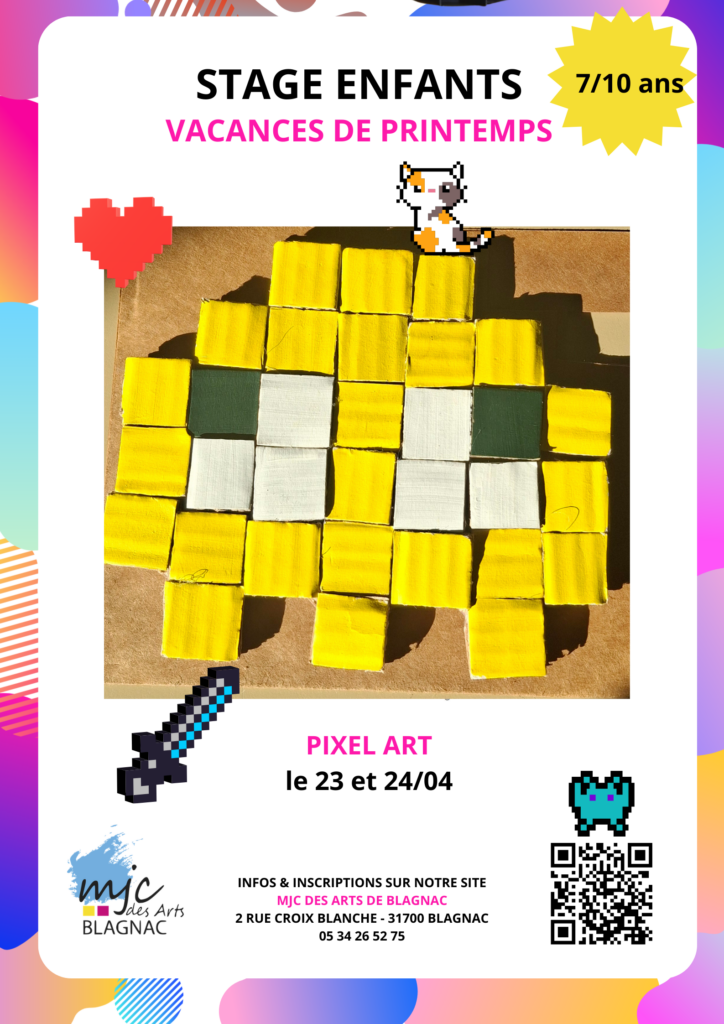 Stage Pixel Art (7-10ans)