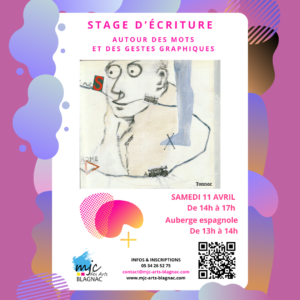Stage d'Ecriture Autour des Mots et des Gestes Graphiques