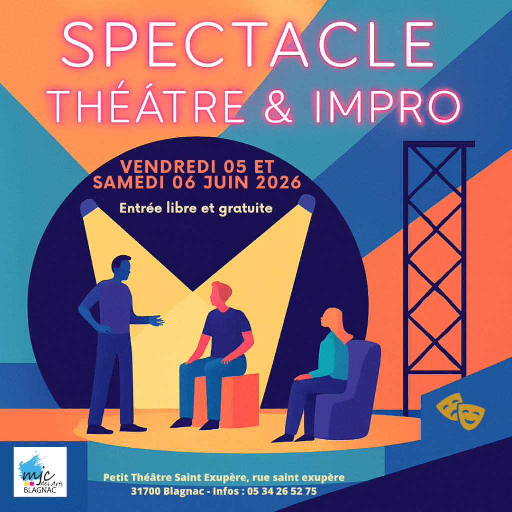 Affiche Spectacle Théâtre Fin d'Année 2026