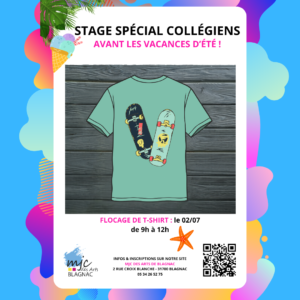 Stage Flocage de T-Shirt