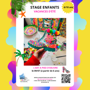 Stage L'Art à Pied d'Oeuvre (6-10 ans)