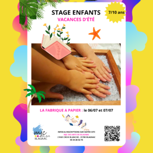 Stage La Fabrique à Papier