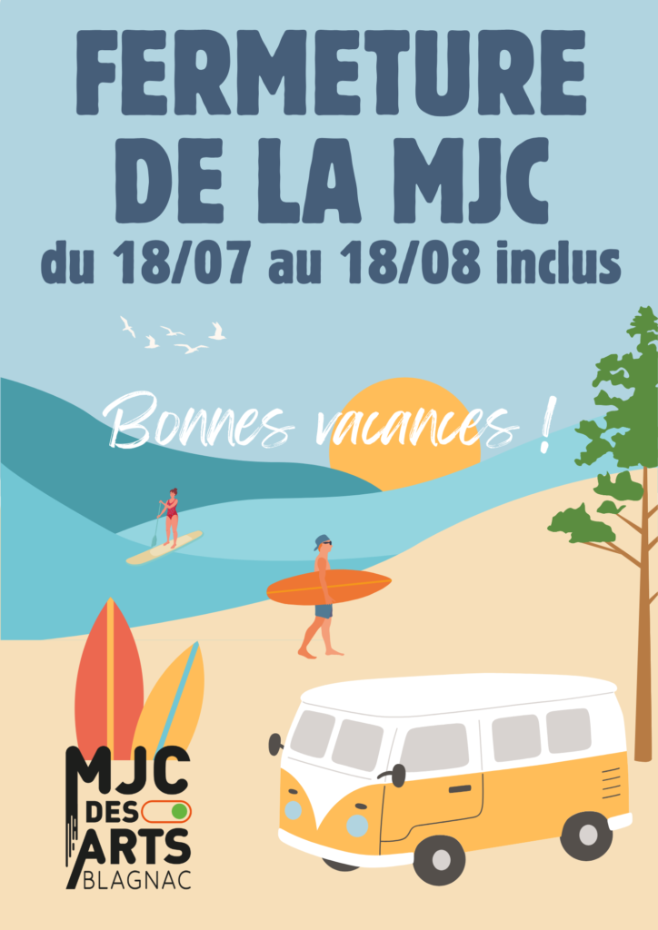 Fermeture MJC Eté 2026