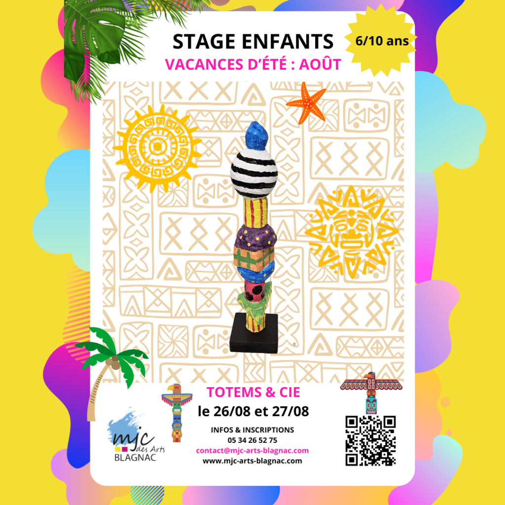 Stage Août Totem et Cie