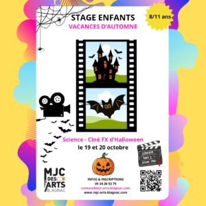 Stage Vacances d'Automne - Cinema FX d'Halloween
