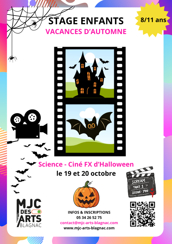 Stage Vacances d'Automne - Cinema FX d'Halloween