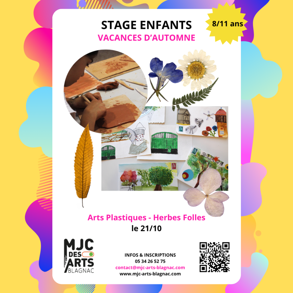 Stage Vacances d'Automne - Herbes Folles