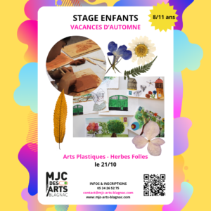 Stage Vacances d'Automne - Herbes Folles