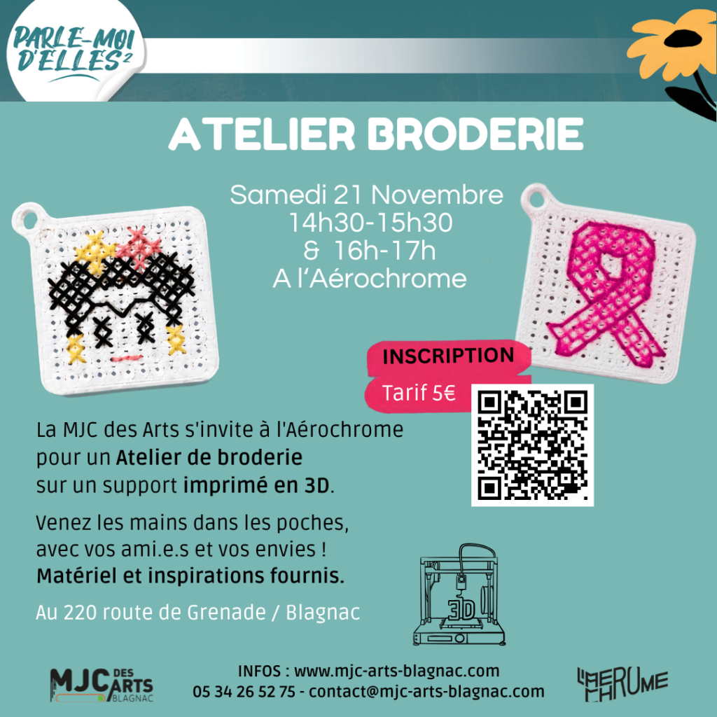 Parle moi d'elles 2 - Atelier Broderie