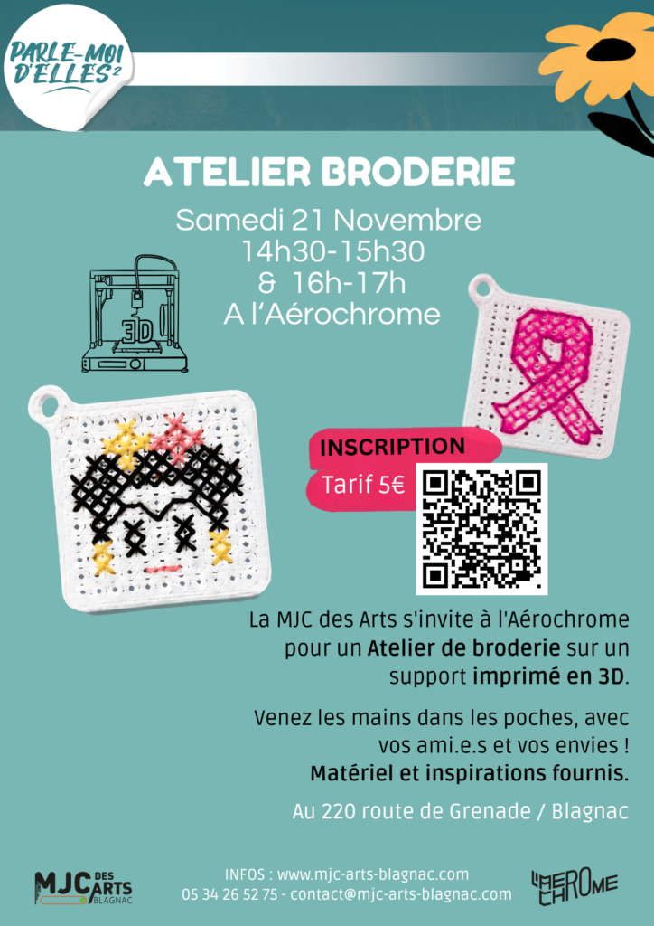 Parle moi d'elles 2 - Atelier Broderie