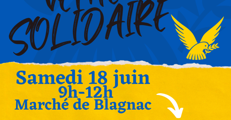 Vente solidaire Solidarité Ukrainiens