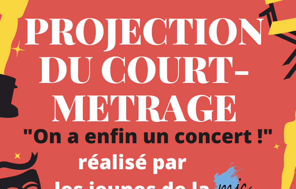 Affiche Projection court-métrage